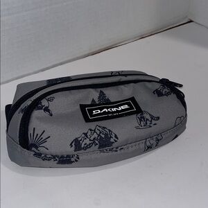 Dakine Gray Toiletry Bag with Navy Outdoor Print
